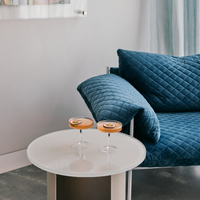 Lunar Glass Side Table