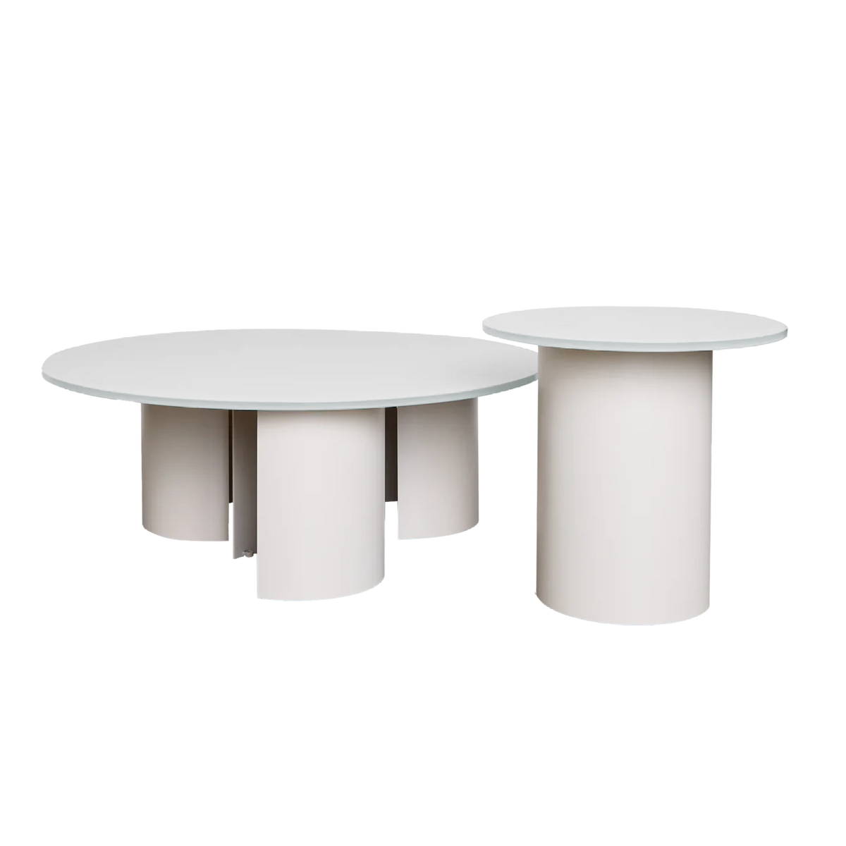 Lunar Glass Side Table
