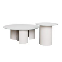 Lunar Glass Side Table