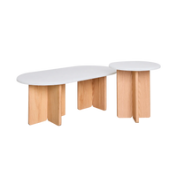 Mingle Oblong Coffee Table - Recycled Glass