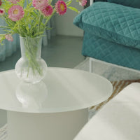 Lunar Glass Side Table